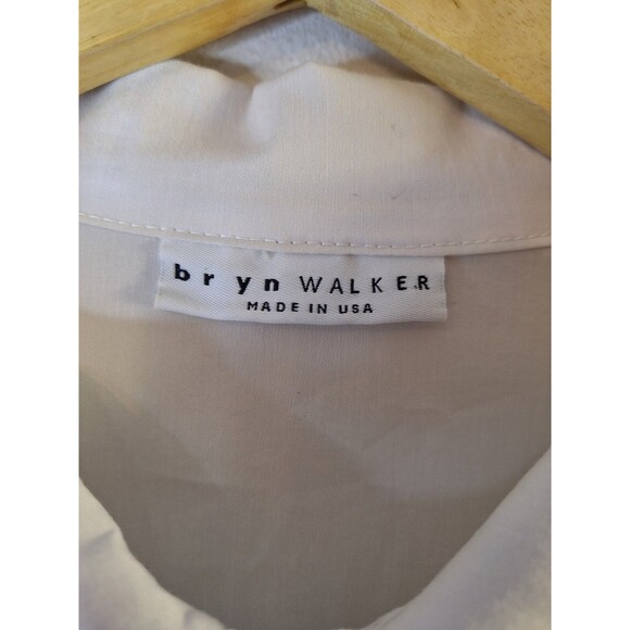 BRYN WALKER L/S Button Up Shirt Womens Sz S Tunic Classic Capsule Lagenlook Boho - Picture 6 of 8